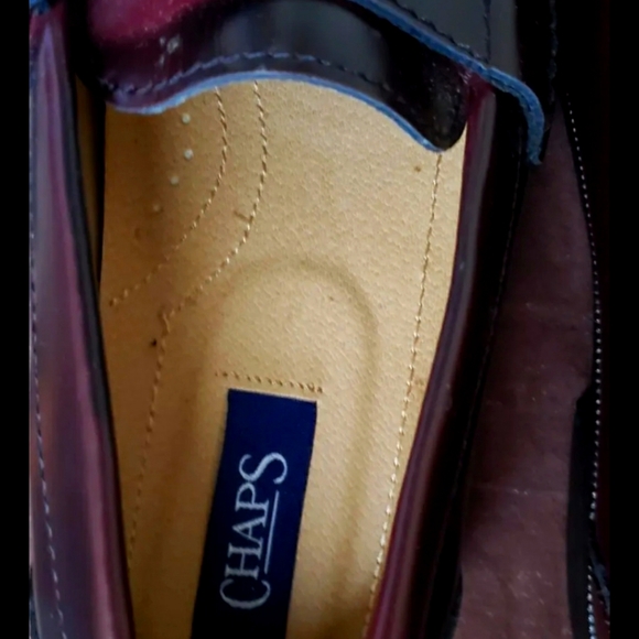 Chaps Men's Penny Loafers 96-8328 Size: 10M Burgundy 04-104362 - Picture 8 of 9
